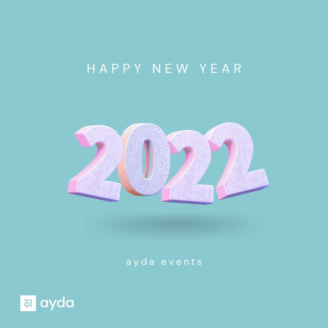 ayda_events's tweet photo. Happy New Year! 🥂
This Year we’re back with a bang, after a long-deserved break💤  We can't wait for you all to see what we've got planned 🦠

#newyear #aydaevents #hybridevents https://t.co/KStvMoX07i