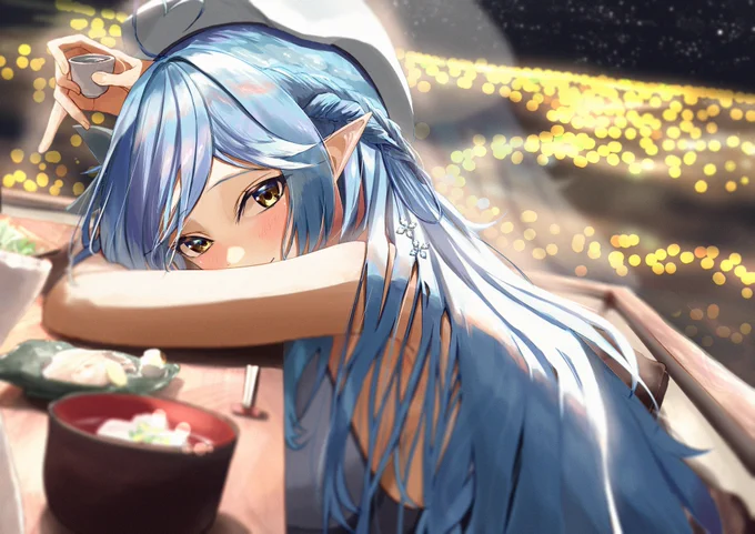 #LamyArt
ラミィちゃんとお酒 