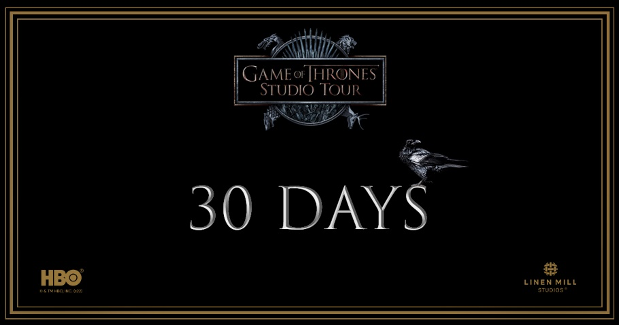 gotstudiotour's tweet photo. A raven has come bearing news. 30 days until the world’s only official Game of Thrones Studio Tour opens. The Seven Kingdoms Revealed like never before.

Book your visit to Game of Thrones Studio Tour: https://t.co/4KDIiVe4BE 

#GameOfThronesStudioTour https://t.co/NyvekqoDJn