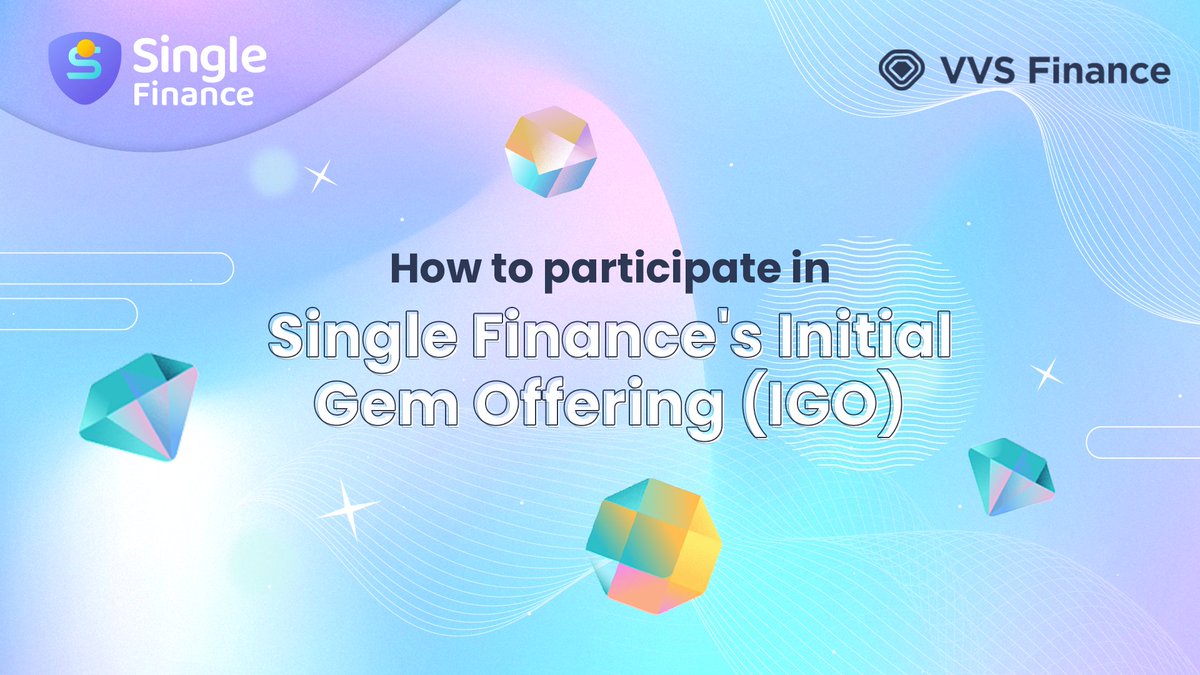 We know you’re excited! So are we! 🤩✨

⚡️⚡️ #SingleFinance is the first IGO on <a href="/VVS_finance/">VVS-Finance</a> Launchpad! 🤗

🙌 Check out how you can qualify and participate in the IGO on 18 Jan 2022 at 12pm UTC!⬇️
link.medium.com/AqPOElGhzmb