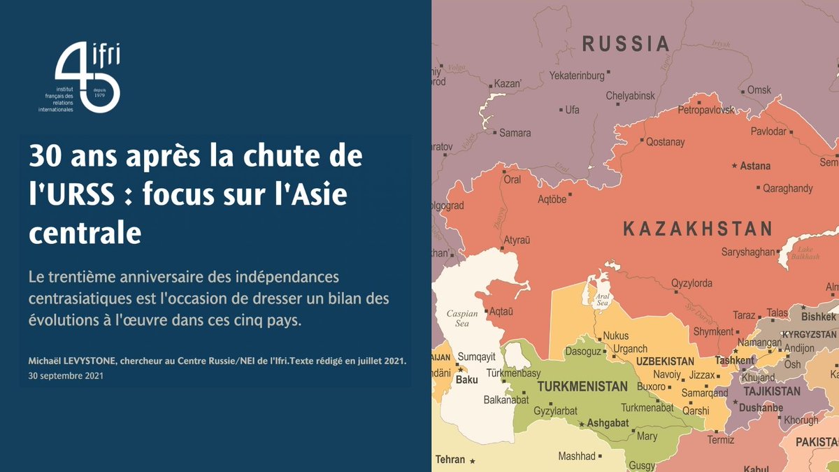 🇰🇿 Manifestations anti-gouvernement au #Kazakhstan : pour mieux comprendre la situation politico-économique du pays ainsi que celle des autres pays d'Asie centrale, l'Ifri vous recommande la lecture de l'étude de notre chercheur <a href="/LevystoneM/">Levystone Michaël</a> <a href="/IfriRNV/">Ifri - Centre Russie / Eurasie</a>. ⤵️  storymaps.arcgis.com/stories/b8353e…