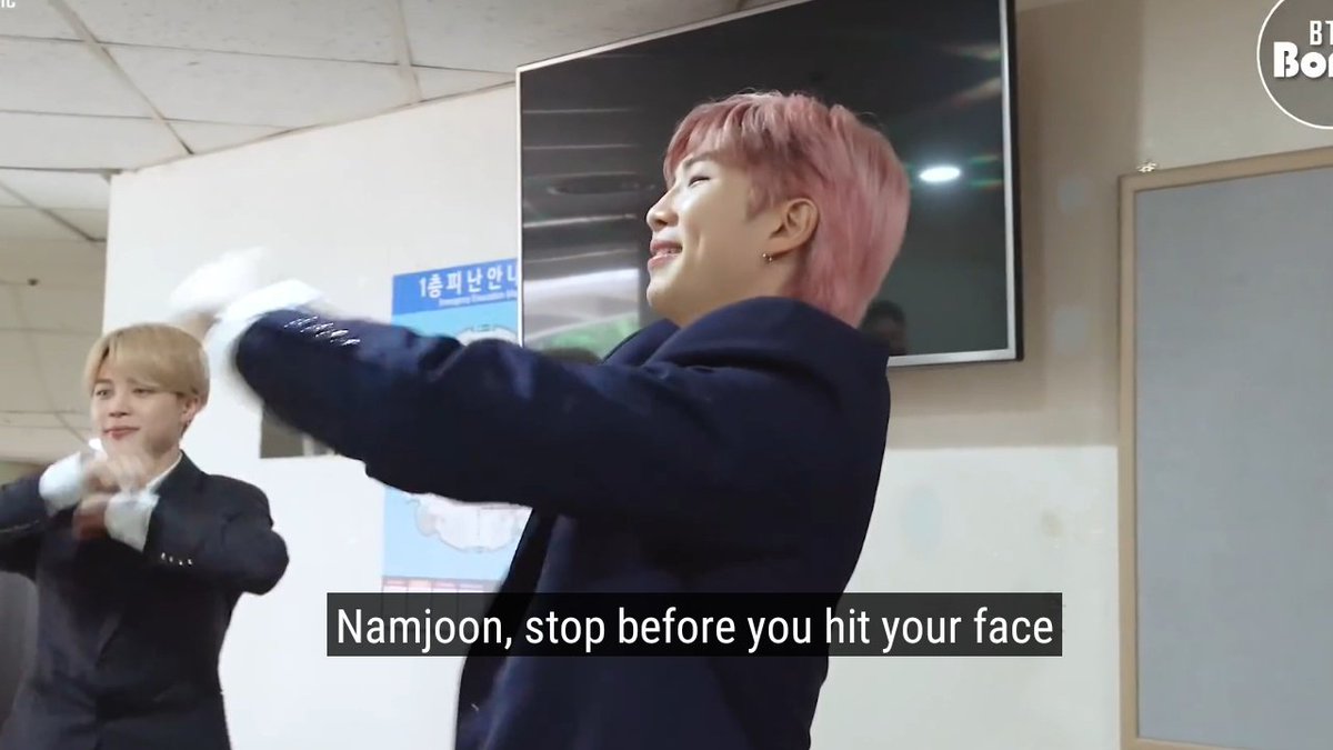 wangteaco's tweet photo. “Namjoon, stop before you hit your face.” ㅡ Jin  🥺💜 https://t.co/IB4xuvg4Zf
