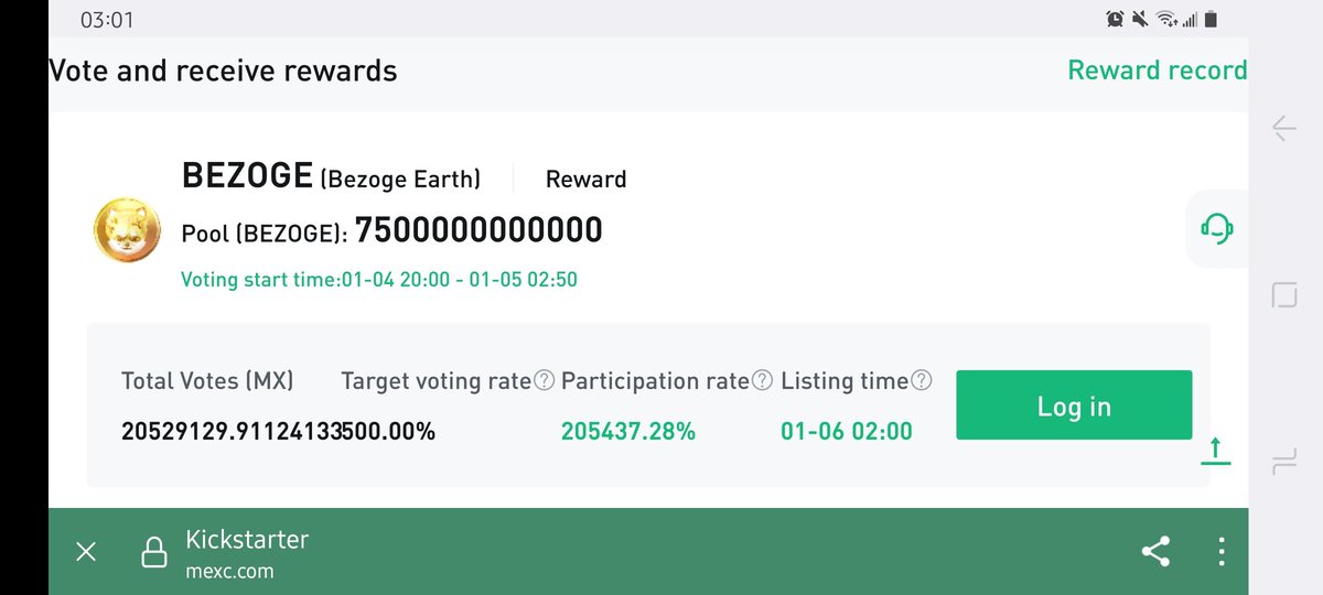 LT12go's tweet photo. #Bezoge2022 will be listed on #MEXCGlobal on Jan 6, 2022 with a 205,437.28% parricipation votes!  This is a Top-30 exchange with a one billion daily trading volume. Come on in before we launch for #1000xgem #LegendsOfBezogia #PlayToEarn #NFT #MMORPG https://t.co/ZQXqzPMwmr