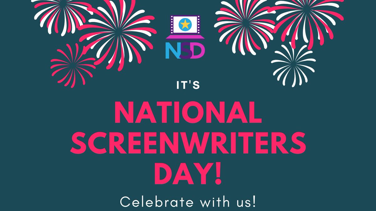 ScreenwriterDay's tweet photo. It's #NationalScreenwritersDay! Tell everyone!
#screenwriting #writingcommunity #Screenwriter https://t.co/QjjK1flu82