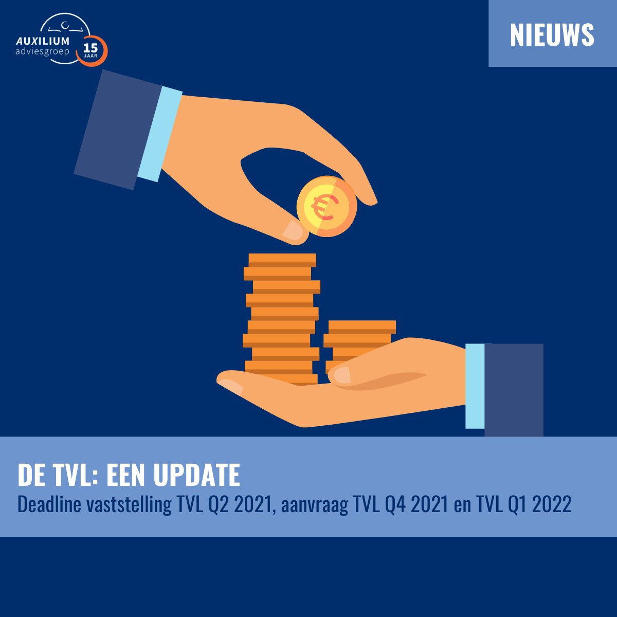 Een update over de #TVL. Wanneer is de deadline voor het indienen van de aanvraag en wat zijn de vereisten? auxiliumadviesgroep.nl/blog/detail/de…