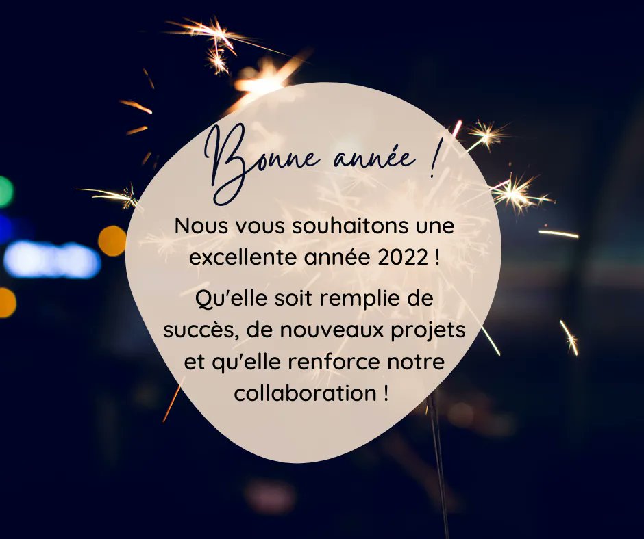 joboptic's tweet photo. Toute l'équipe de JobOptic vous présente ses meilleurs voeux pour 2022 ! 💫 https://t.co/xx38cRURIZ
