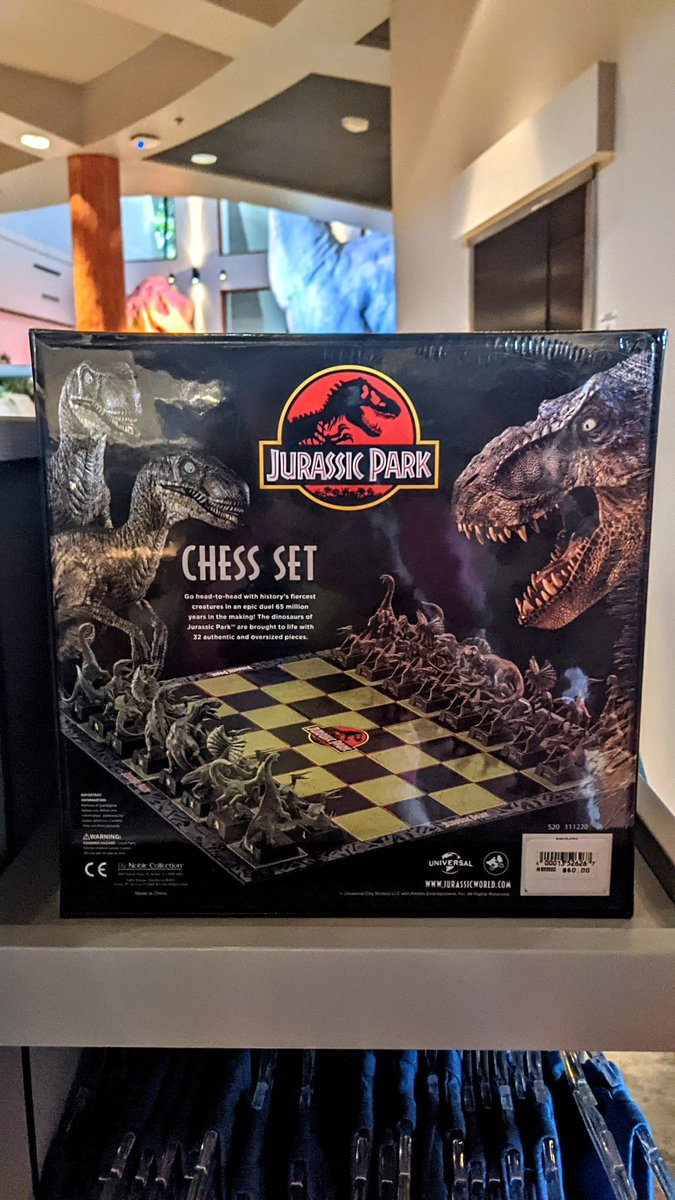 FrontRowThrills's tweet photo. Get Jurassic over here and play some chess. This one has more teeth🦖
@UniversalORL
@JurassicWorld #orlando #Florida #dinosaurs #JurassicPark #JurassicWorld #merch #game #Chess #moreteeth #dinosaur https://t.co/M9WchNRu2a