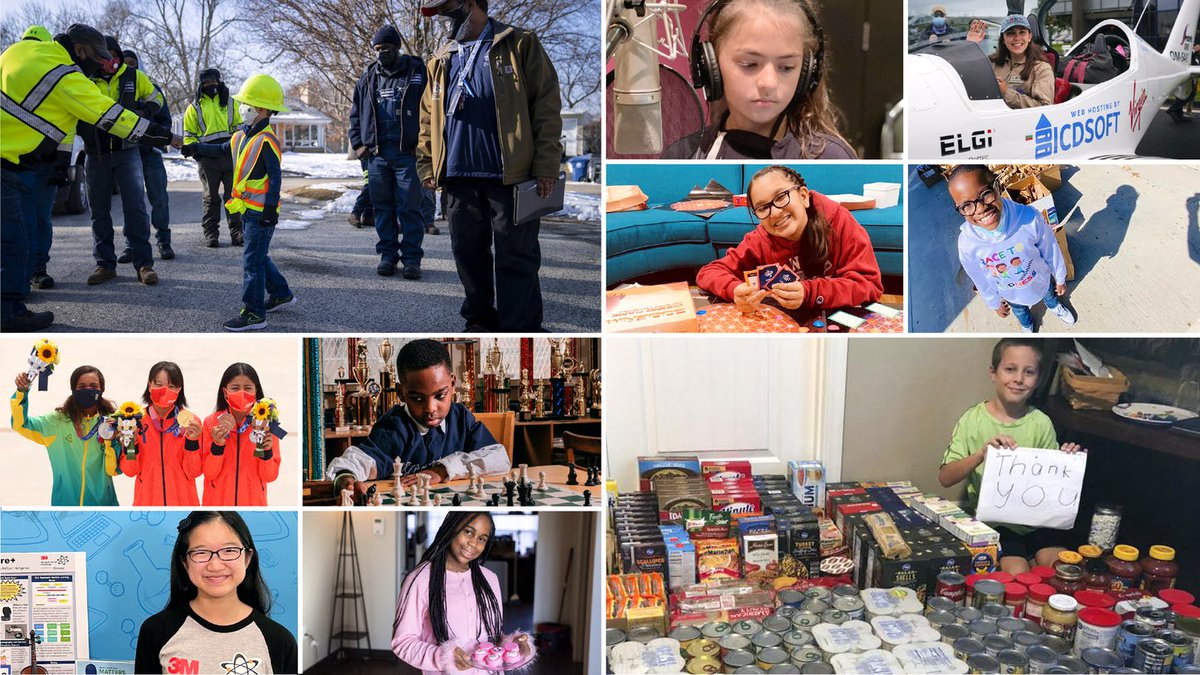 Kids did incredible things in 2021. 🌟 

From an inventor to an entrepreneur, these kids prove that you can pursue your passions no matter your age. newse.la/3eSmsIq