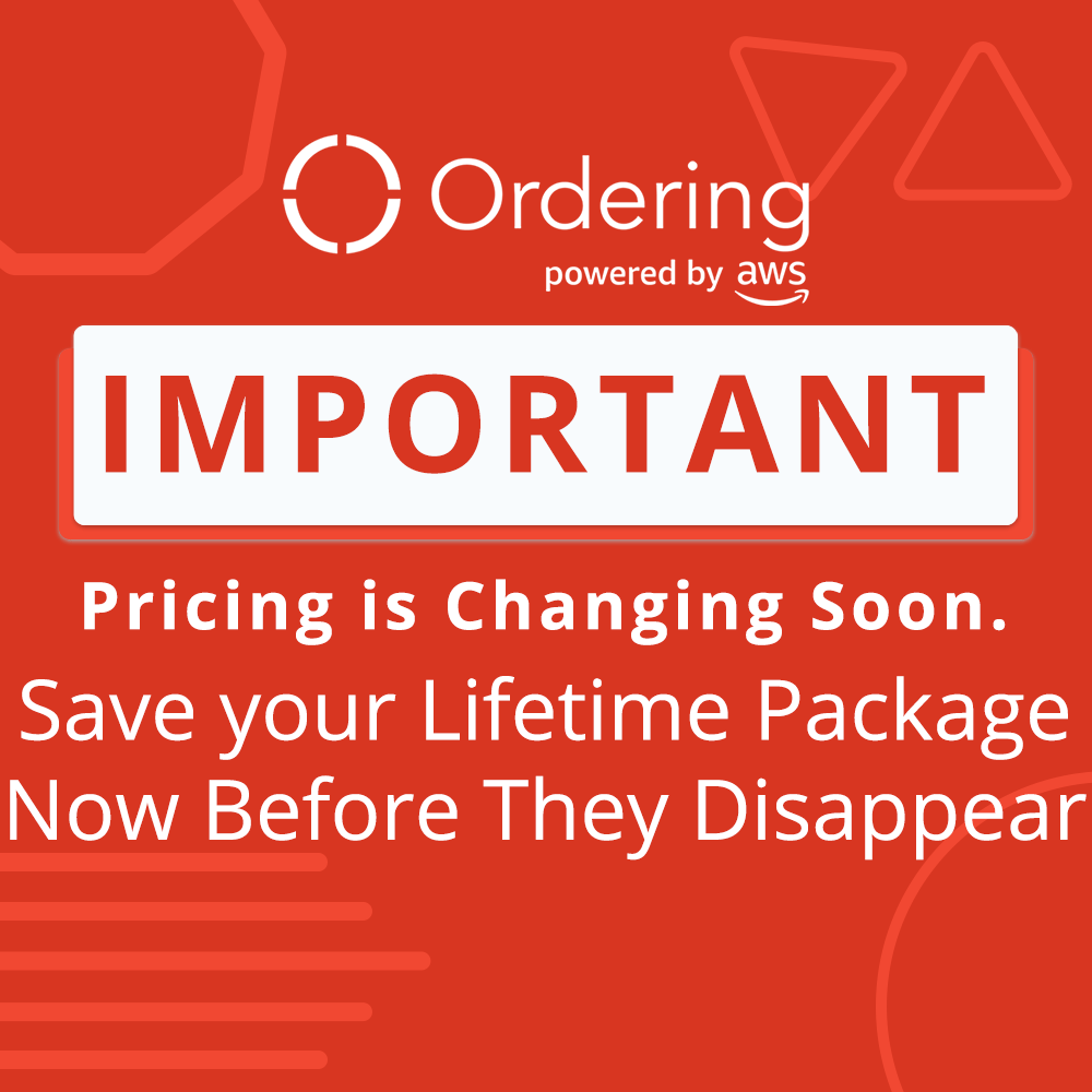 orderingco's tweet image. Last Chance to Get a Lifetime Package | Pricing is Changing Soon 🎉 - mailchi.mp/ordering/we-ma…