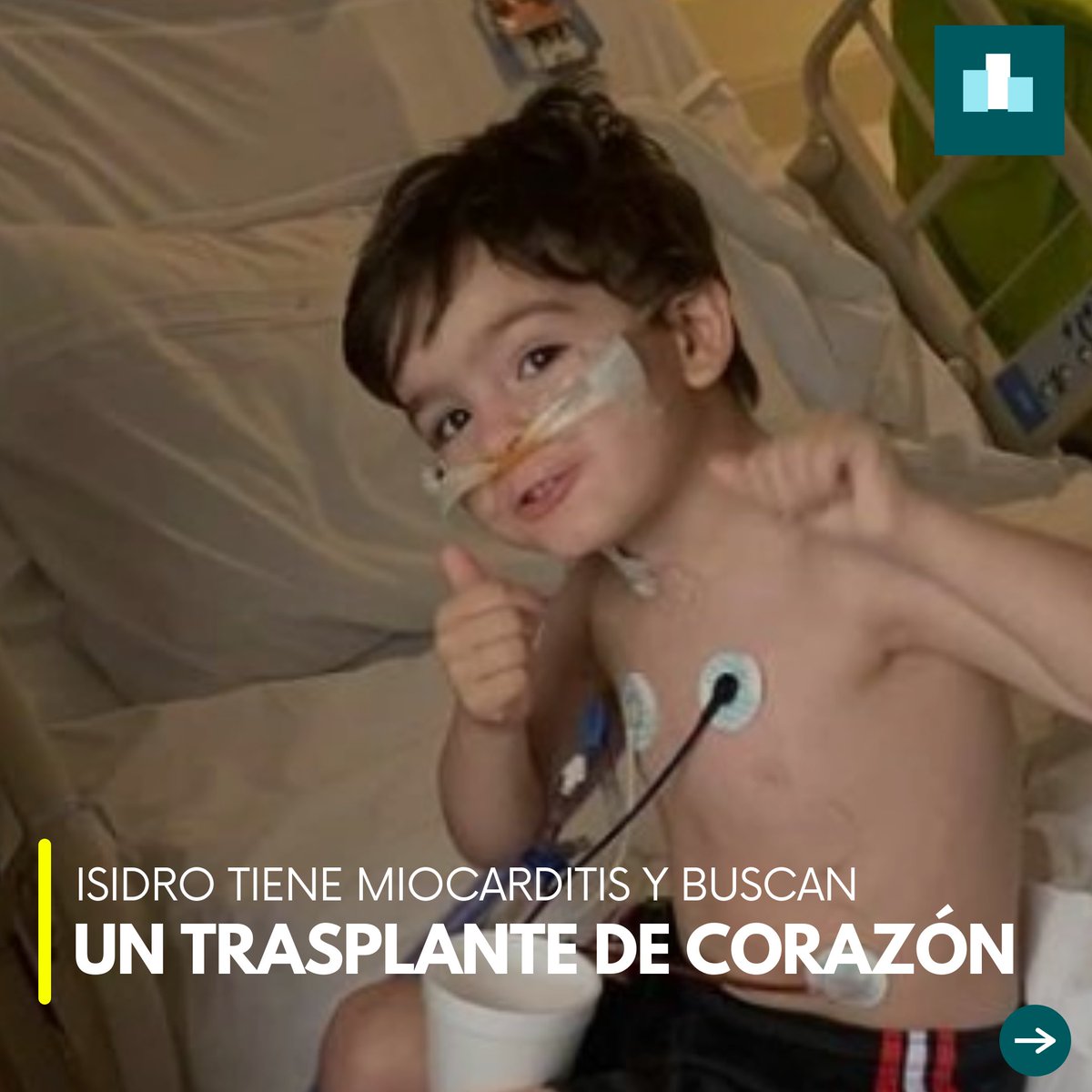 aadeporte's tweet photo. #Hockey EL HIJO DE LAURA ALADRO BUSCA UN TRASPLANTE DE CORAZÓN ��️

😢Isidro Gastaldi, hijo de la exleona Laura Aladro, campeona del Mundo en Rosario 2010, tiene miocarditis y está internado en el Hospital Italiano.

❤️Donar órganos salva vidas

¡Compartí para ayudar a la familia! https://t.co/koRpzUN0tR