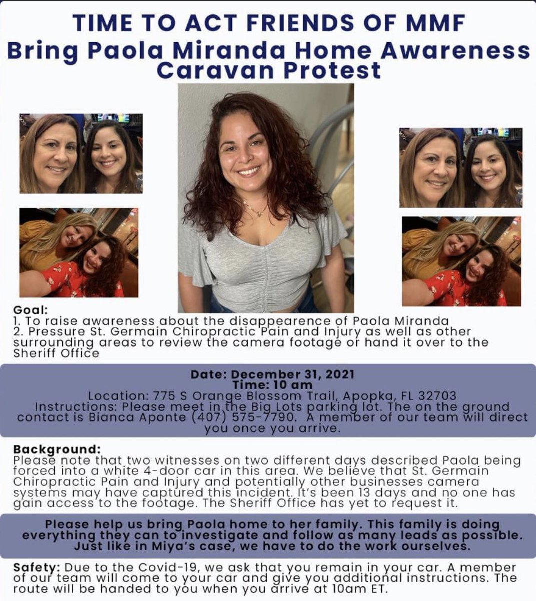 momma_slazer's tweet photo. Missing from Orlando,Florida. Make some noise for the family π£ and follow @HelpfindPaola #helpfindpaolamiranda https://t.co/LwZI7ZhwjT