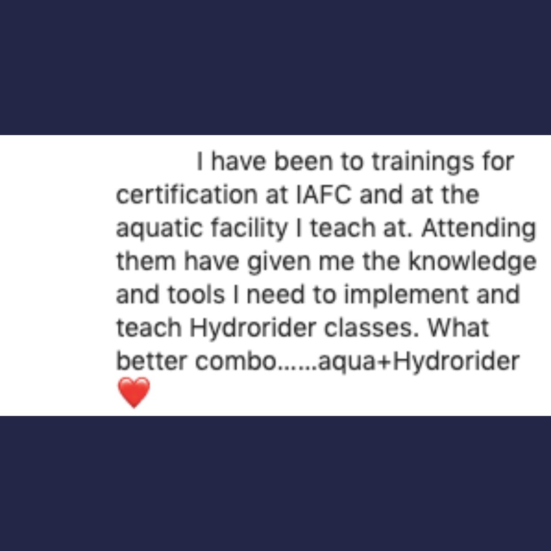 HYDRORIDER's tweet photo. Thinking about leveling up in the aquatic fitness game? Then get certified with #hydrorider! 

Attend one of our trainings and unlock new opportunities in the exciting world of aqua cycling 💦 🚲 

Check out what are new trainers had to say about their experience

 #getcertified https://t.co/uR94STjbvd