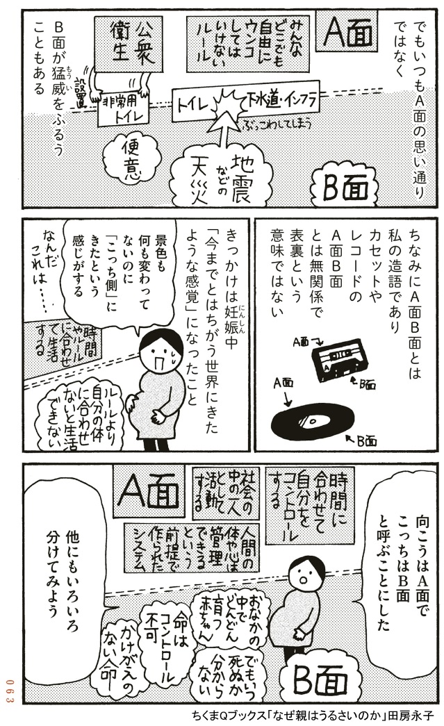 A面とB面について。「なぜ親はうるさいのか」より 