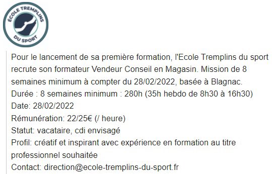 Recherche formateur, n’hésitez pas à partager 🙏😊