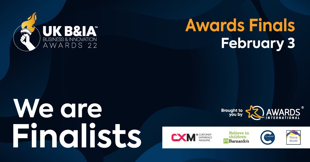 We’re delighted to announce that we're a finalist for this year’s UK Business &amp; Innovation Awards in the Best New Business - Marketing and Professional Services category. 🎉🎉🎉
The final is on 3rd February so keep your fingers crossed for us!

<a href="/awardsinter/">Awards International</a>