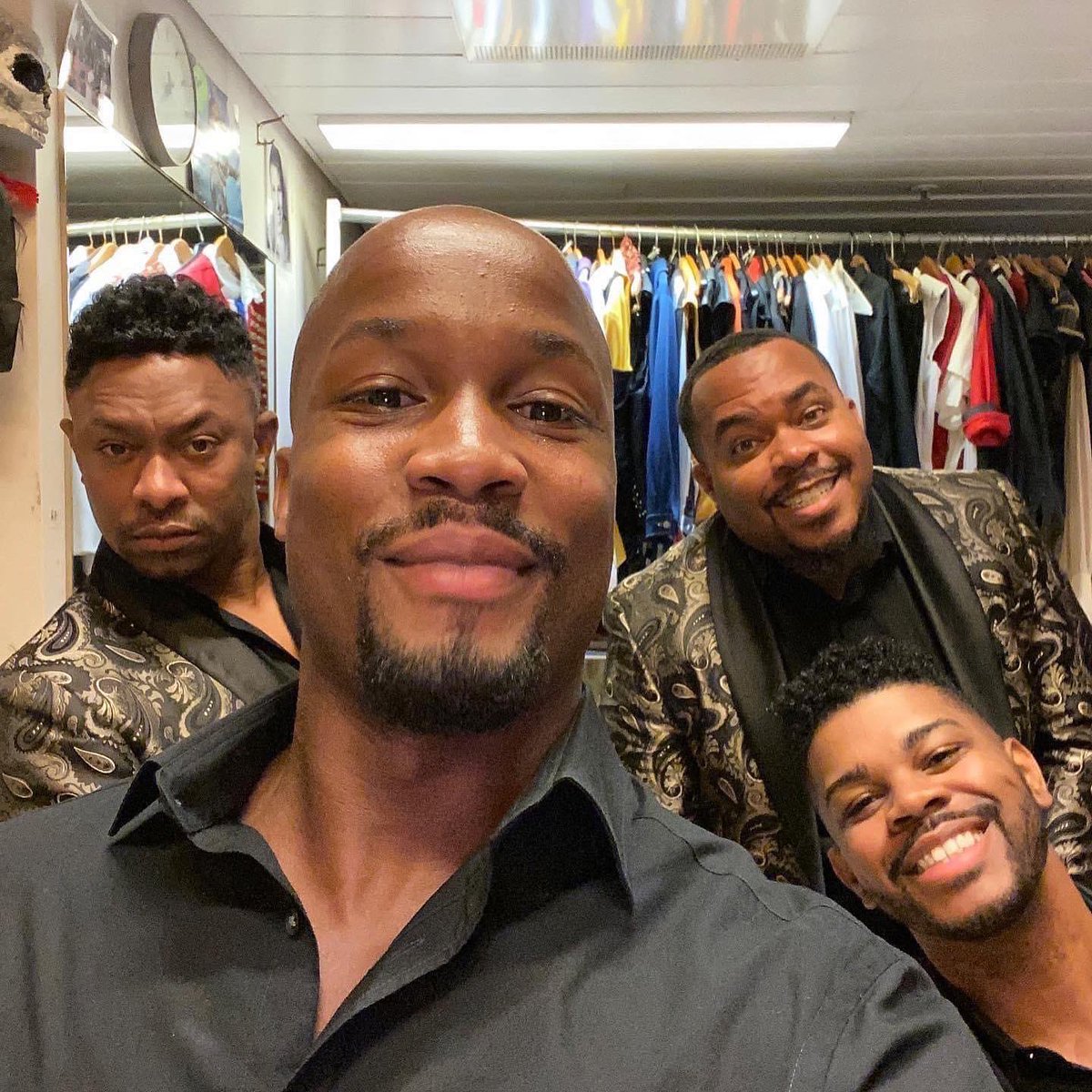 Don’t mind us, we’re just goofing around after smashing 2 shows onboard the <a href="/crystalcruises/">Crystal Cruises</a> Symphony! Can’t wait to join the Serenity in a few days!!!
#voxfortura #tadshows #crystalcruises #blacksingers  #cruise #cruiseship #cruiselife #blackoperasingers #blackclassicalmusicians