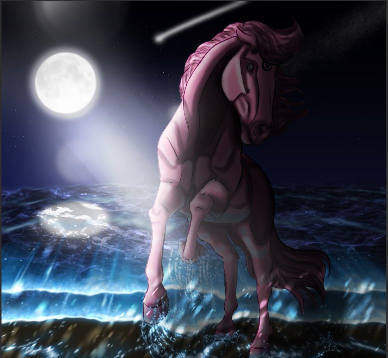 Starlight1117_'s tweet photo. I want this to be like a your horse here thing but- the groups I’m in will pay a max of $10 for it >.> I’m honestly tempted to put this up for sale and see who will pay for it (the horse color is subject to change of course) I’d love to get like $80-90 for it but idk https://t.co/jIYrLk7a84