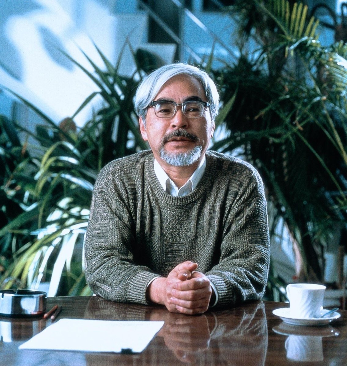 "I would like to make a film to tell children it's good to be alive." — Hayao Miyazaki.