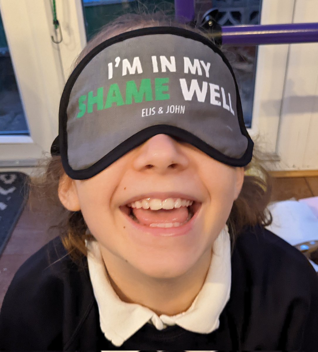 Lexgees's tweet photo. @nomadicrevery @elisjames my daughter's favourite birthday present today, she's 10 and your biggest fan, I'm sure it will come in useful for her teen years 👌 https://t.co/C6Q3bieMmH