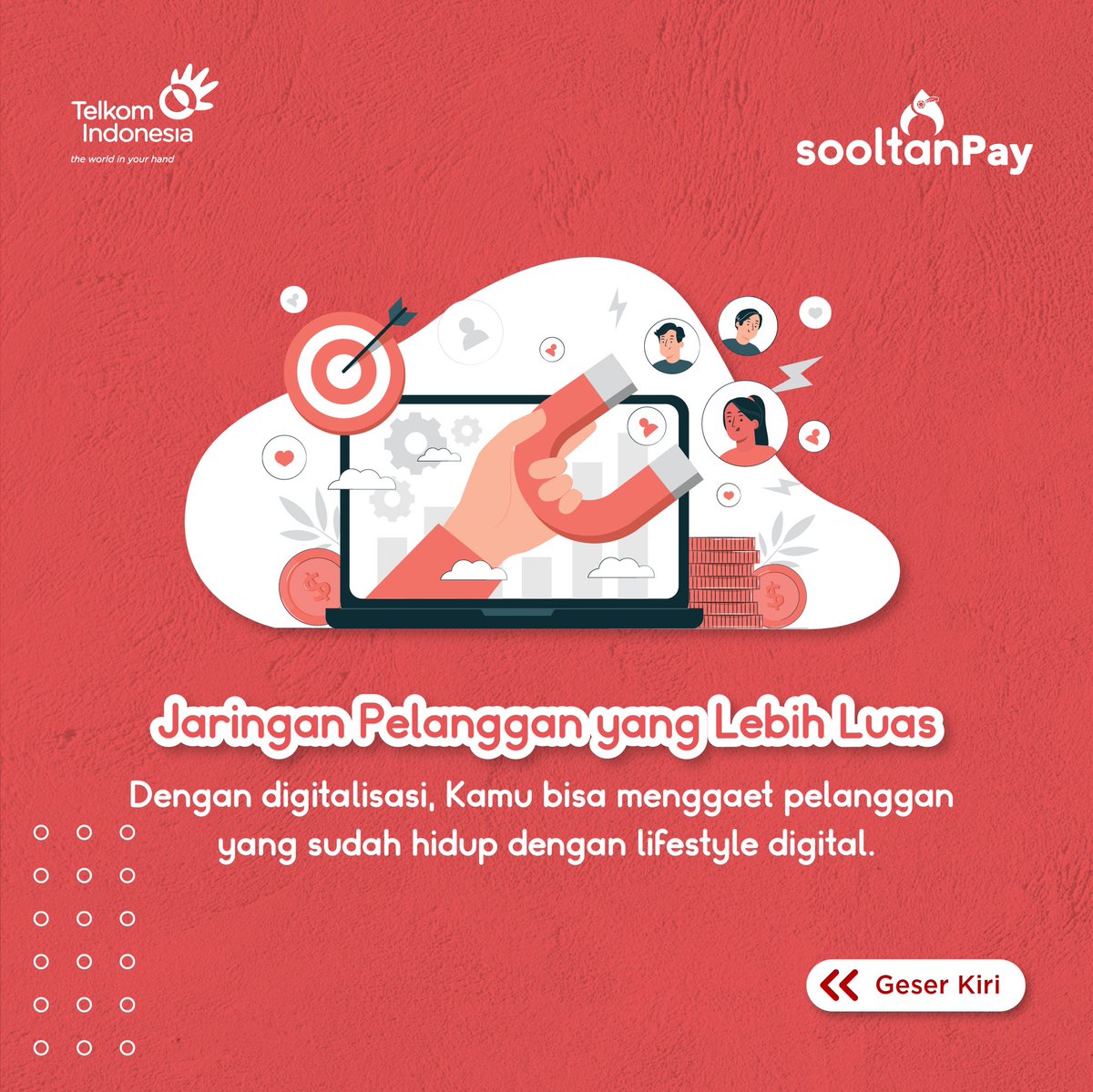 sooltanpay's tweet photo. Digitalisasi usaha bakal bikin Kamu lebih mudah dalam semua hal, lho! Mulai dari transaksi sampai promosi, semuanya bisa bantu Kamu buat menaikkan penjualan.

Digitalisasi usaha &amp; transaksimu dengan SooltanPay dan rasakan the Power of Digitalisasi, download di playstore ya! https://t.co/EiQA8qJBvh