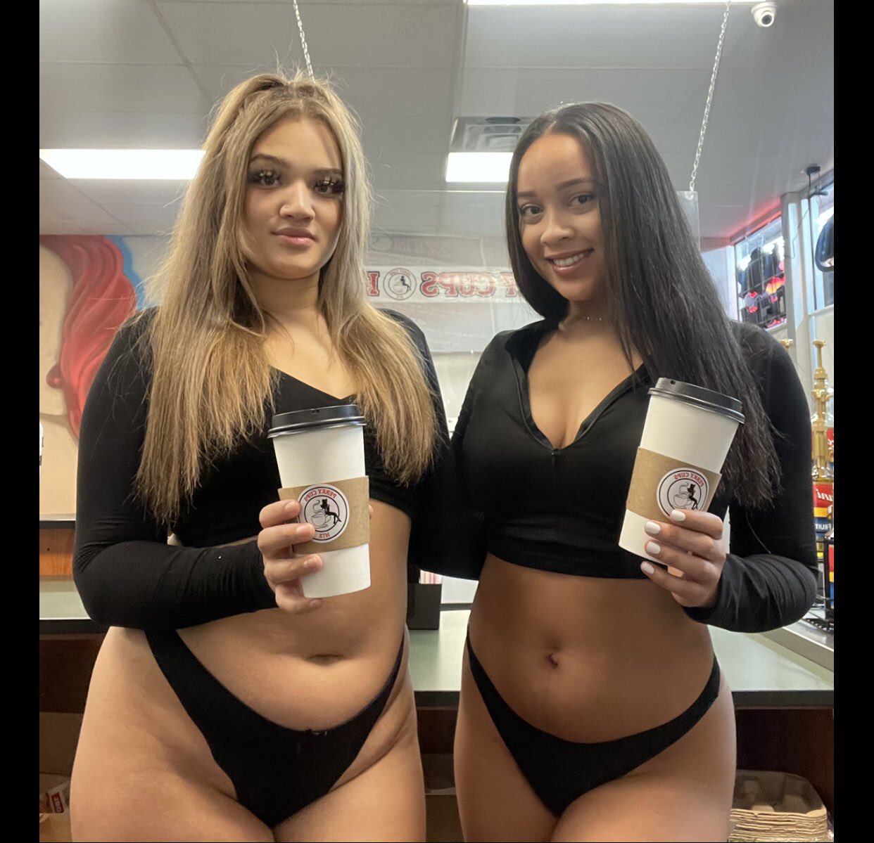 Perky Cups on X: Shauna and Jada are here until 10am this Humpday 💋 Stop  by for a Hazelnut cappuccino! #htx #htown #houston #houstontx  #bikinibarista t.coBk4jONzfMu  X