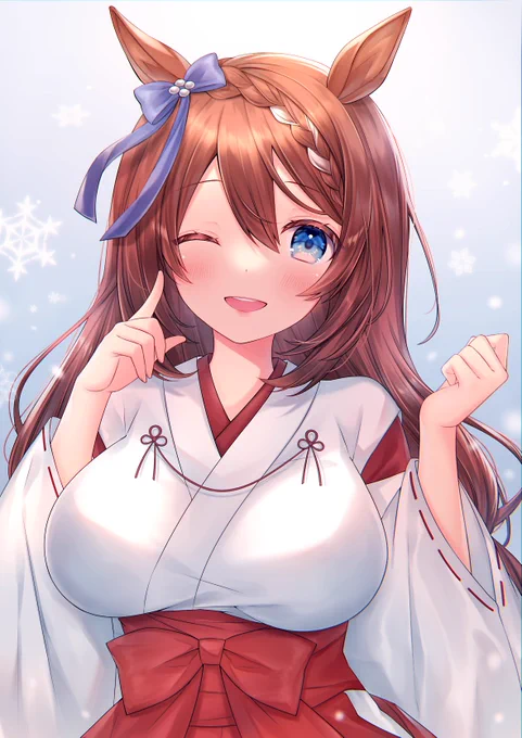 巫女クリーク
#ウマ娘 