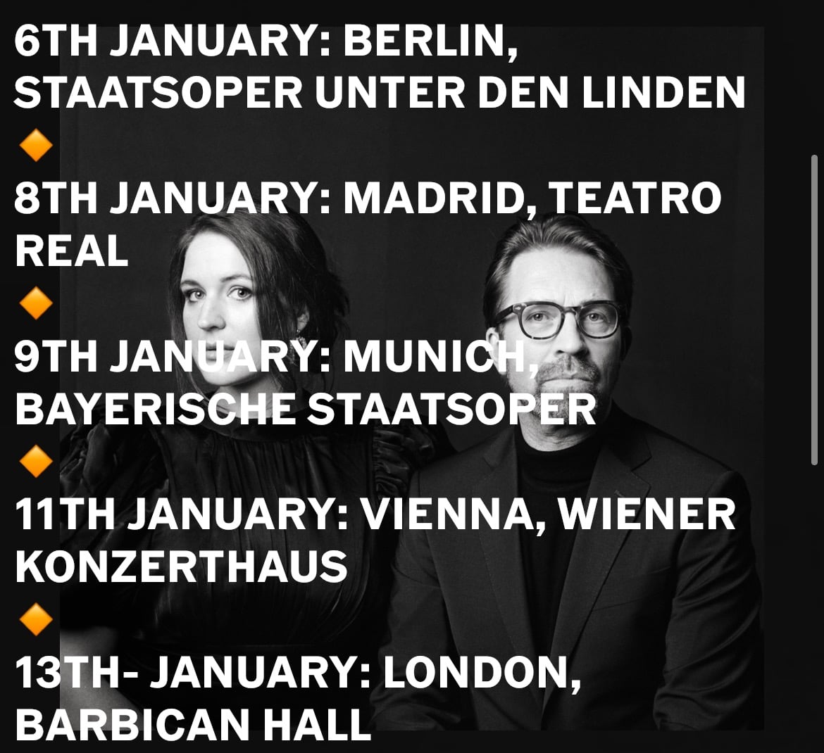 ✨HAPPY NEW YEAR✨

With this picture, taken by Morten Krogvold for the NRK-documentary last year, I start 2022 with open arms and a smile, hoping our concert-tour will take place this week!

This is the plan, and unless Covid decides otherwise we are very ready, are you??