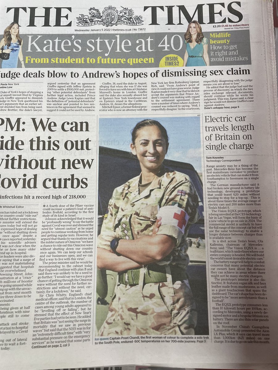 Sikhs At War (@sikhsatwar) on Twitter photo Proud to see Capt Preet Chandi on the front of the Times newspaper after her record solo trip to the South Pole 👏🏽 <a href="/PreetChandi10/">Preet Chandi</a> Proud to see Capt Preet Chandi on the front of the Times newspaper after her record solo trip to the South Pole 👏🏽 <a href="/PreetChandi10/">Preet Chandi</a>
