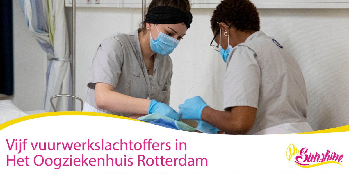 DrSunshineNL's tweet photo. Door het landelijke vuurwerkverbod is het tijdens de jaarwisseling rustig geweest in Het Oogziekenhuis Rotterdam. Er zijn uiteindelijk slechts vijf slachtoffers naar binnen gebracht. Lees hier meer: https://t.co/MKuINtzjsS https://t.co/SW7BBfZxiD