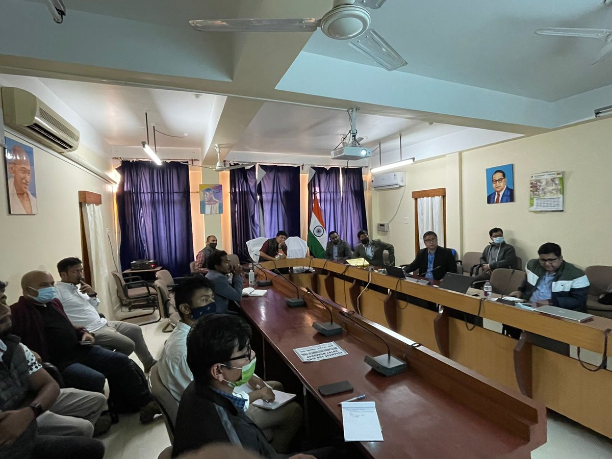 PramodBoroBTR's tweet photo. Held a meet with BTR Govt. officials &amp; few pvt. organisations on some key issues in BTC Secretariat today. 

Discussed plans &amp; follow up actions for establishing Good Governance by bringing Transparency in Govt., setting up Grievance Cell, Development Dashboard, Digitization etc. https://t.co/BxBVMFAidO