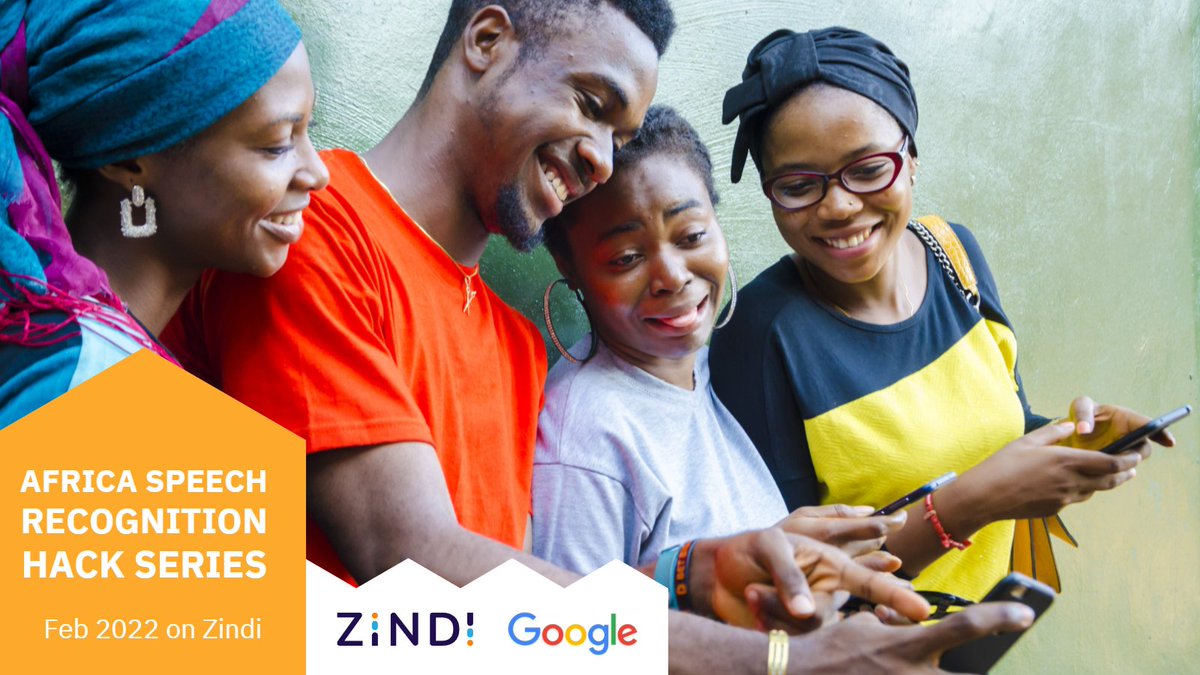 ZindiAfrica's tweet photo. We are super excited to bring you a great chance to learn more about ASR modeling by joining the workshops & challenges led by @googleafrica linguists & NLP experts - all part of a collaborative hack series in Feb! 🤩🚀 More details to follow! #GoogleZindiASRHack #WAHack https://t.co/g0efD4EmE1