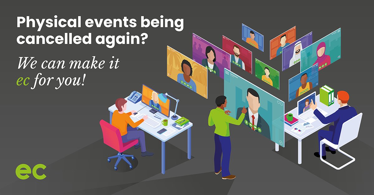 Are your physical events being cancelled?
ec have got your back!

Contact us at virtual@emeraldcolour.co.uk today for our full range of virtual offerings! 

#Virtual #Events #Engage #DriveResults