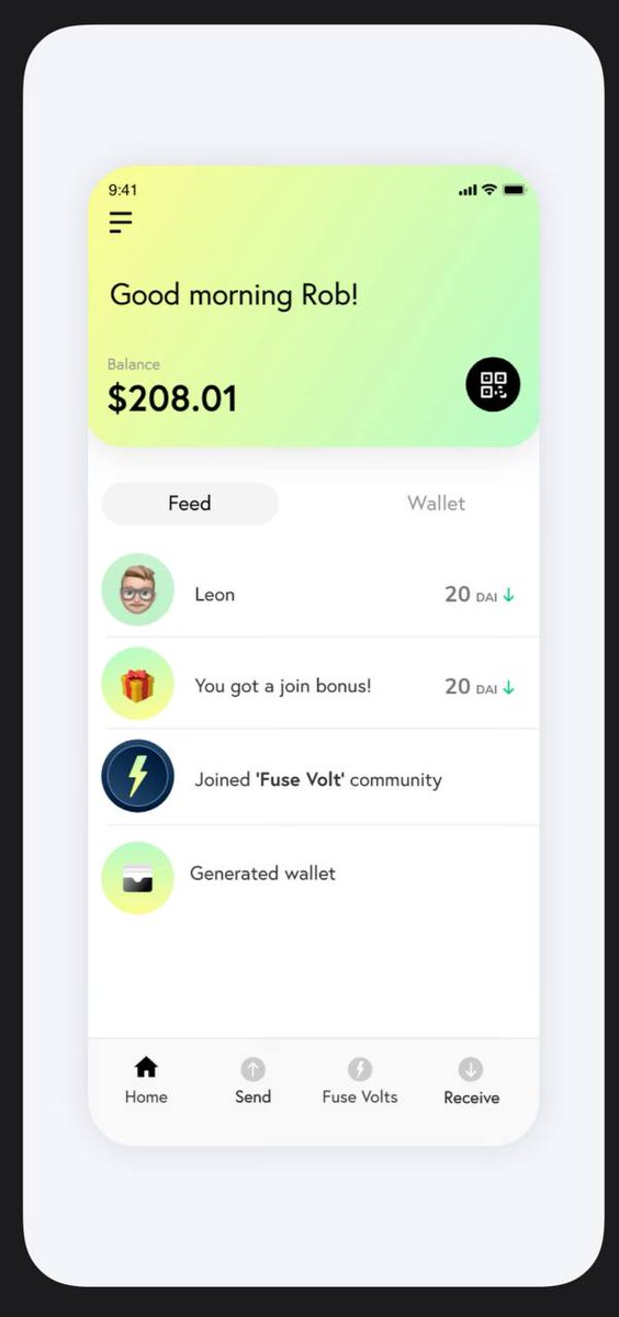 6/b) Fuse Wallet A non-custodial wallet on iOS and Android that allows users to participate in the following:• Store digital assets• Payments or send money to other users • Browse and join communities they like to receive bonus points.