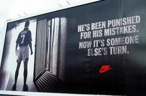 Football on Twitter: "A Nike advert featuring Eric Cantona on his return from suspension, 1995. https://t.co/qsZUC5QE7r" / Twitter