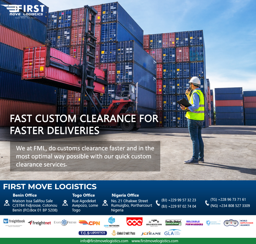 FirstMoveLog's tweet photo. Fast Custom Clearance for Faster Deliveries

In order for your business to operate in the most optimal way, we understand the pace at which your goods need to be delivered across the nation. 

 #cargoservices #fclservice #lclservice #customclearance #seafreight #projectcargo https://t.co/xxwLt8oby4