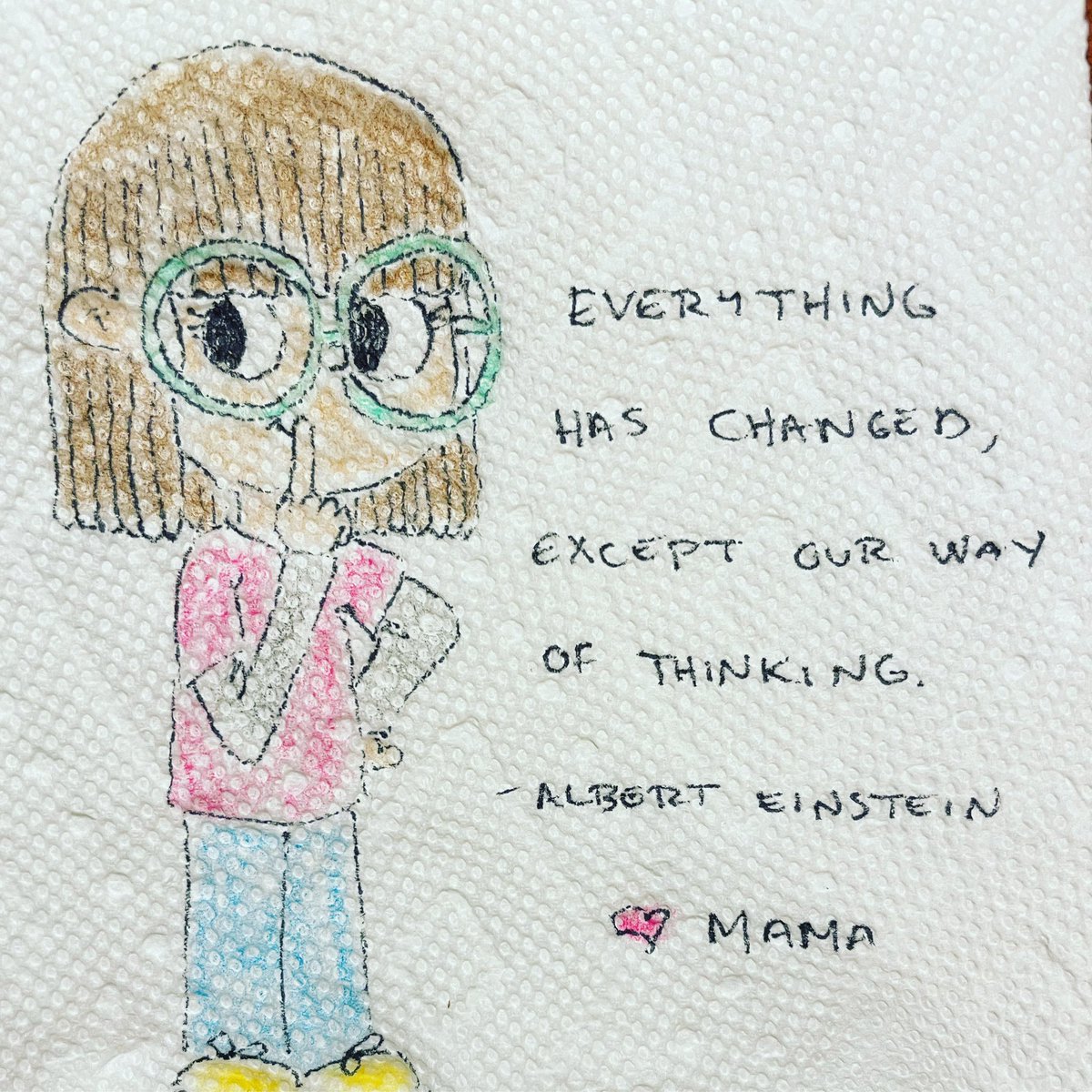 mcgrunk30's tweet photo. Everything has changed except our way of thinking. -Albert Einstein π€
#changequotes #thinkingquotes #einsteinquotes #einstein #alberteinstein #lifequotes https://t.co/zNgZNstH4a