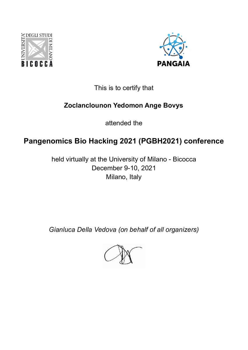 AngeOmics's tweet photo. It has been a privilege to attend the first worldwide conference on pangenomics free and open-source software development led by @PangaiaProject
#pangenome
#genomics
#pangenomegraph https://t.co/IQfS6qoLQB