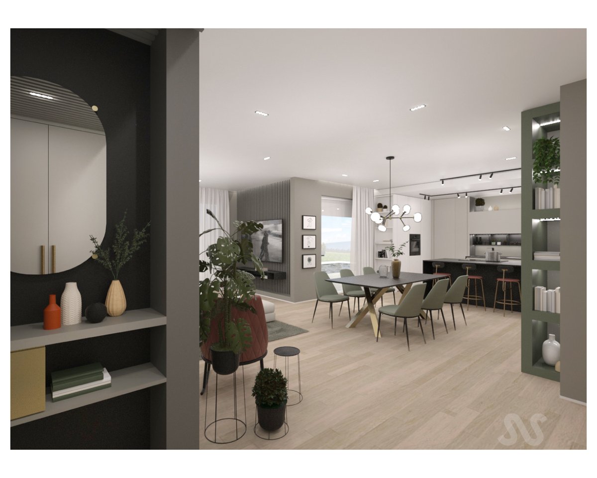 Flussocreativo's tweet photo. Abbiamo progettato un open-space raffinato e moderno, con un tocco di spontaneità, per racchiudere lo spirito della nostra nuova committenza.
#flussocreativo #design #studio #brescia #progettazioneinterni #modeling #3d #rendering #renderinterior #architetturainterni https://t.co/OXNv1MOlxH