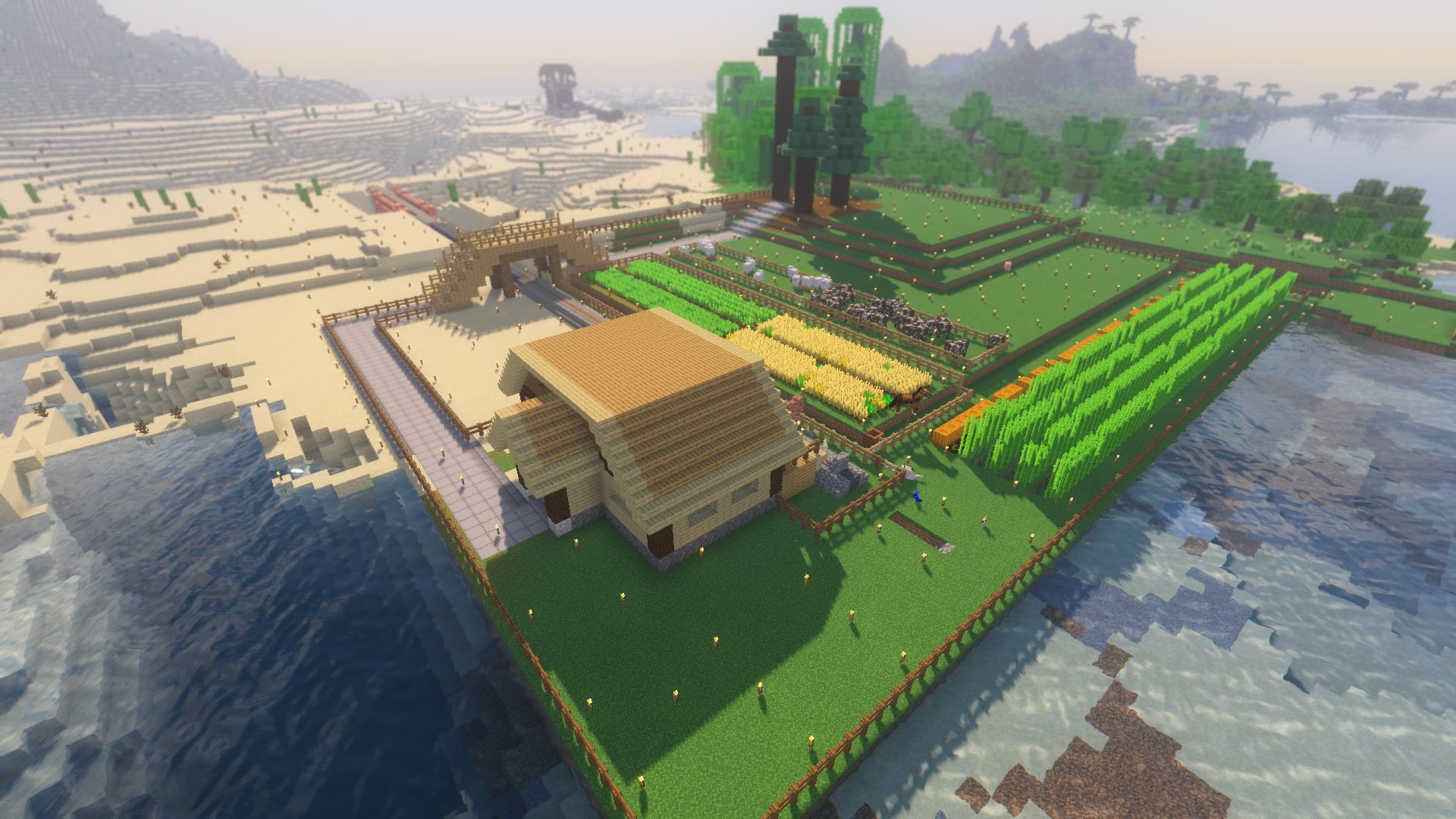 ぶちじぃ 本日は整地して 道を作ったりしていました マイクラ マインクラフト Minecraft T Co Jcqxrplgra Twitter