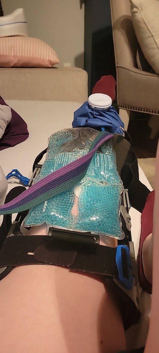 rjaArizona's tweet photo. Early morning ice session.
On the road to #recovery after the #maciprocedure. Day 8 today. I get the #cpmmachine later this afternoon and #PhysicalTherapy starts tomorrow https://t.co/ZqBmF83h9f