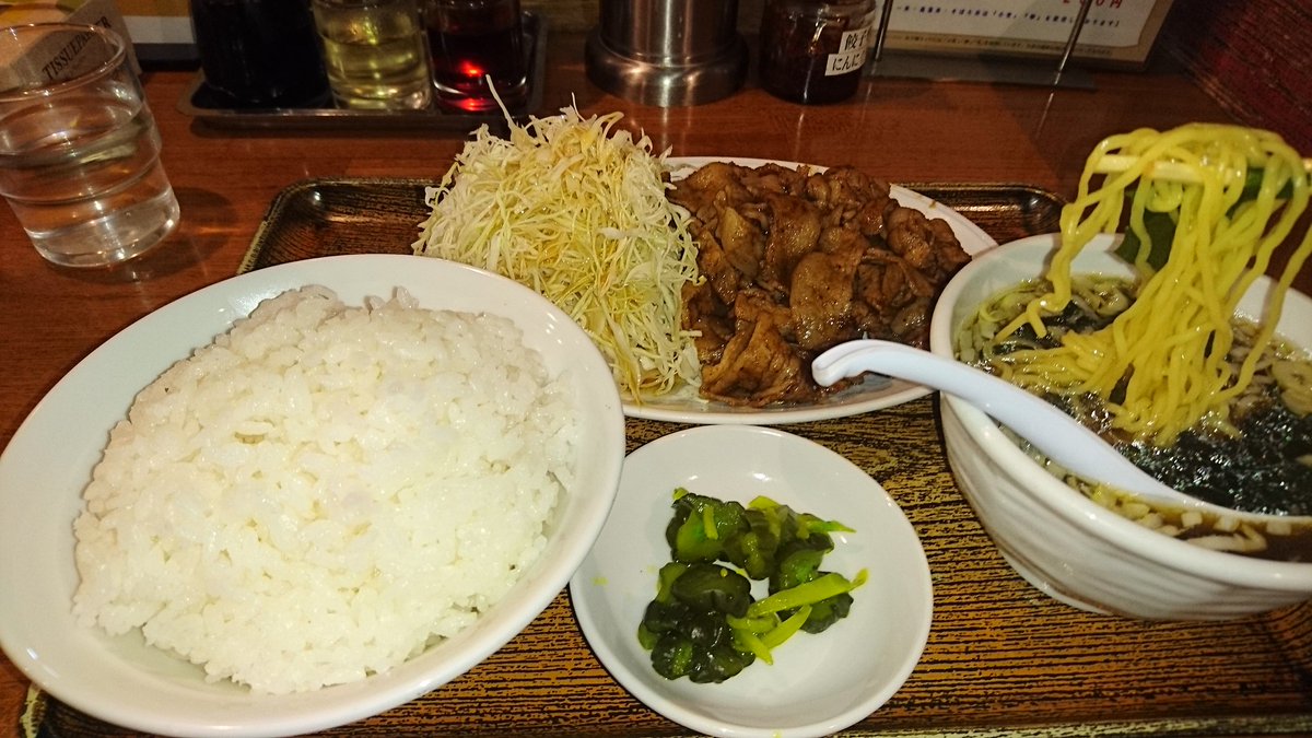 ken4aurum's tweet photo. #焼肉定食 #ラーメン大学 #ミニラーメン付き #信州 #千曲市 #長野県 https://t.co/M2PNb29dWt