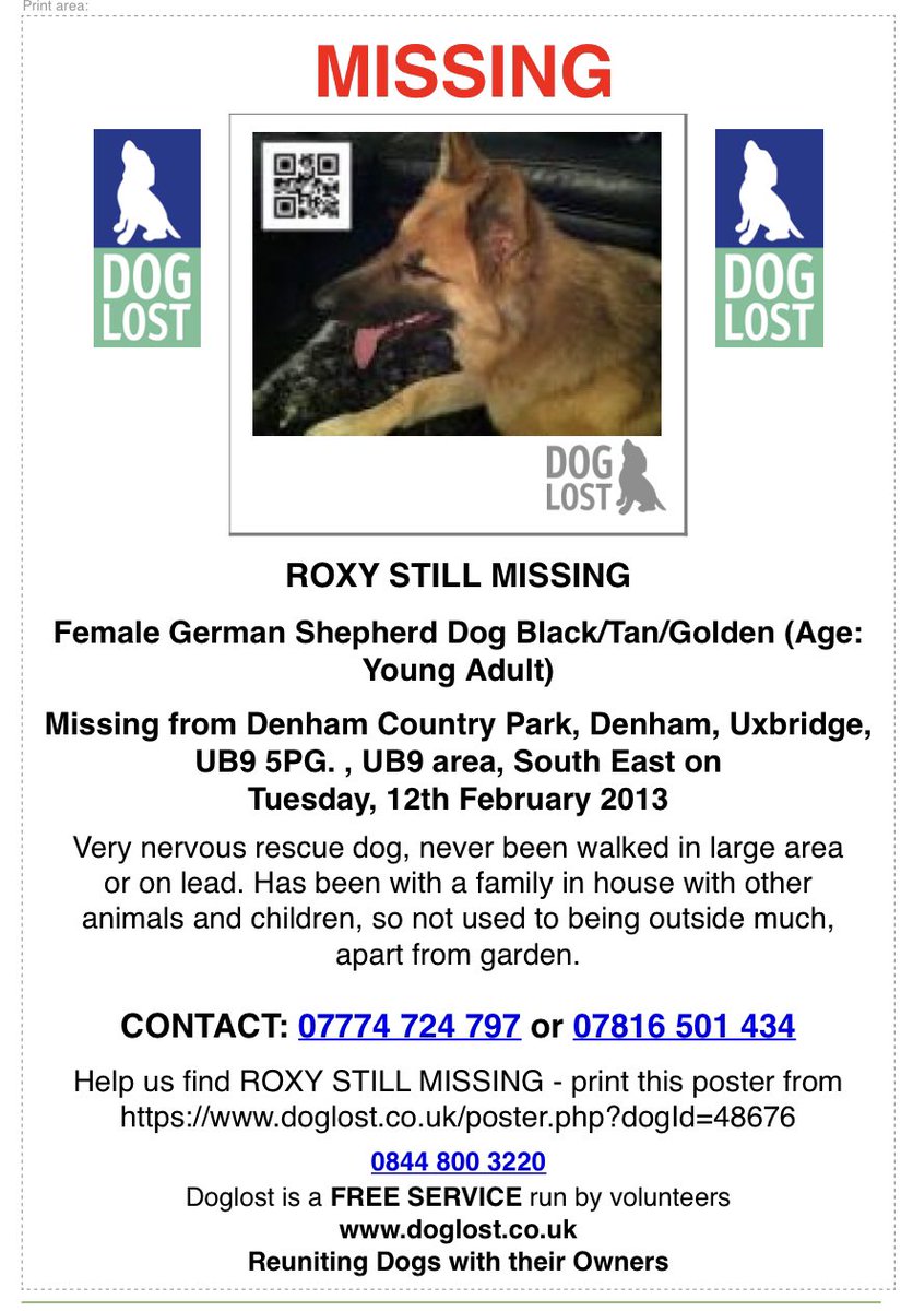 FindFlossie's tweet photo. Roxy Female #GermanShepherd #MissingDog since 2013 from Denham #UB8 Black/Tan/Golden #Roxy will now be 11 years old. Her mum has helped reunite so many, would you please RT to make her dream come true? πβ€οΈπΎ https://t.co/F4wy2nTPcP #dogsoftwitter #NewYear2022 https://t.co/0CFB8XtqRT