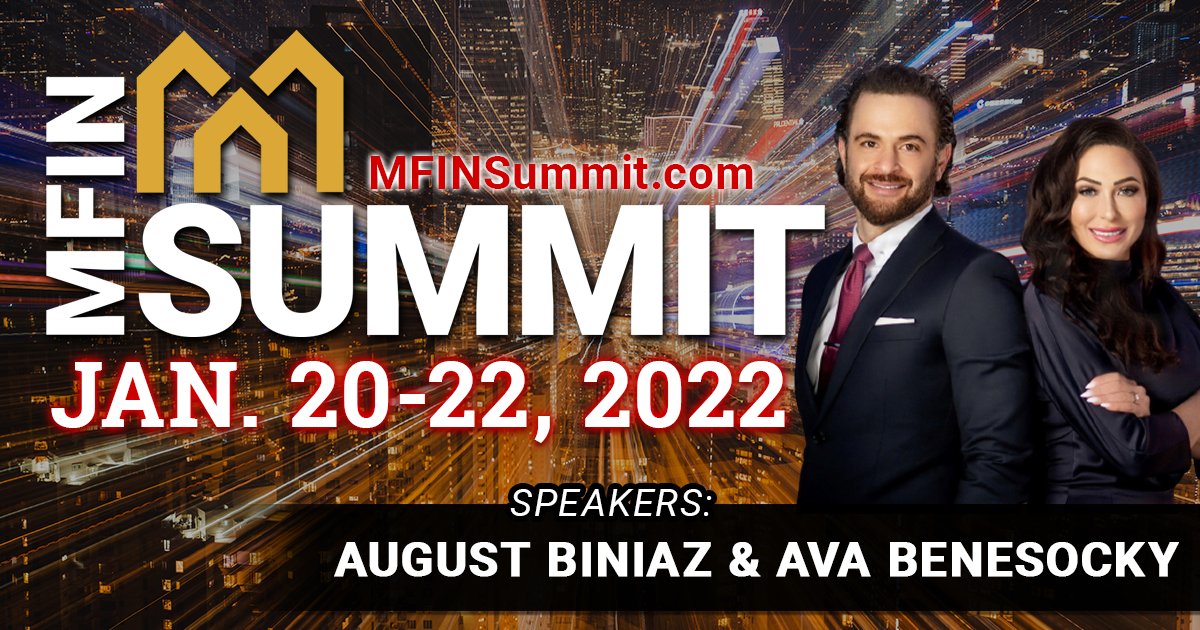 We are excited to announce that August Biniaz and Ava Benesocky will be speaking at the #MFINSummit this January!

For more details and to get your ticket, please visit mfinsummit.com.

#multifamilyinvesting #multifamilyinvestornation #realestateinvesting