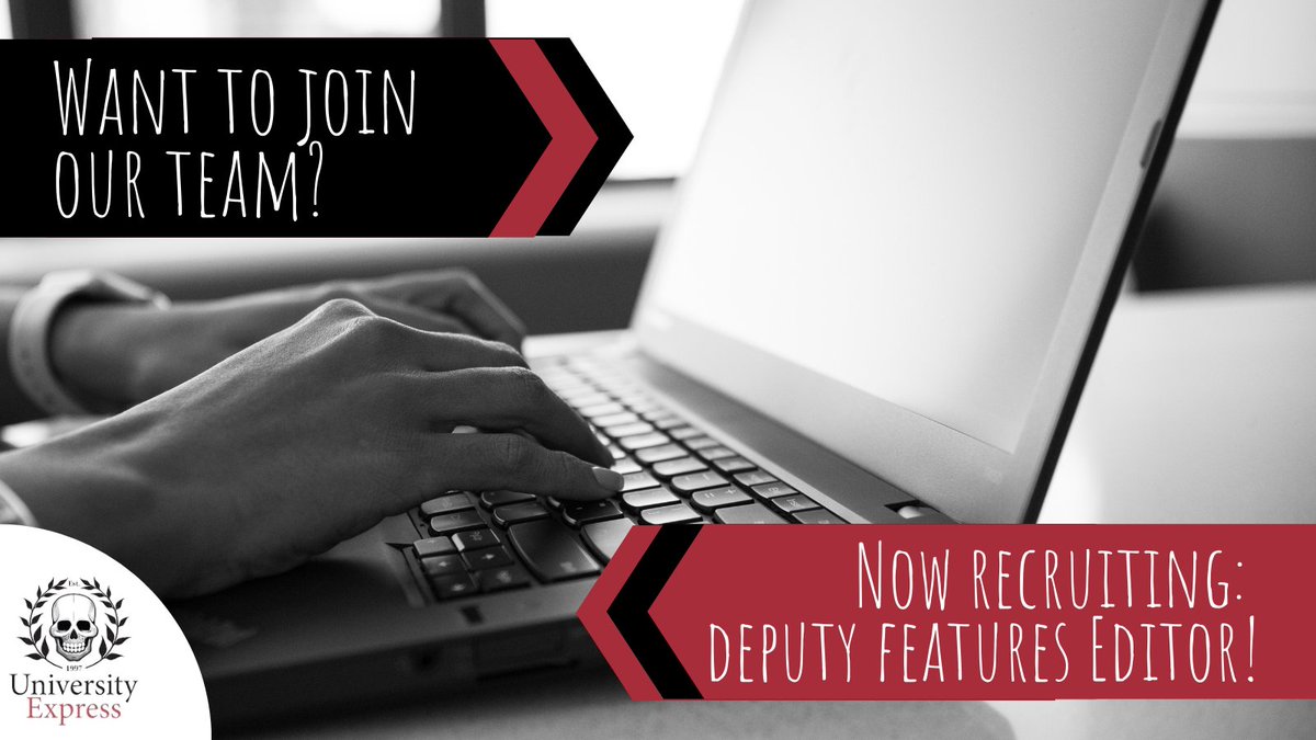 UCCExpress's tweet photo. Passionate about current trends and news? Want to write on topics that are important to you, and our readers? Looking to expand your CV? Look no further! We're recruiting a Deputy Features Editor, simply send us an email and your CV to editor@uccexpress.ie by 1pm by Jan 12th. https://t.co/xYwsdIS3zc