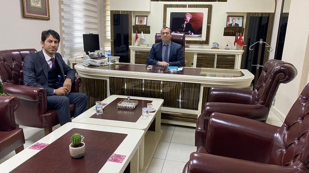 Türk Ocağı Hatay Şube Başkanı Ersoy DİNÇER Bölge Müdürümüzü ziyaret etmiştir