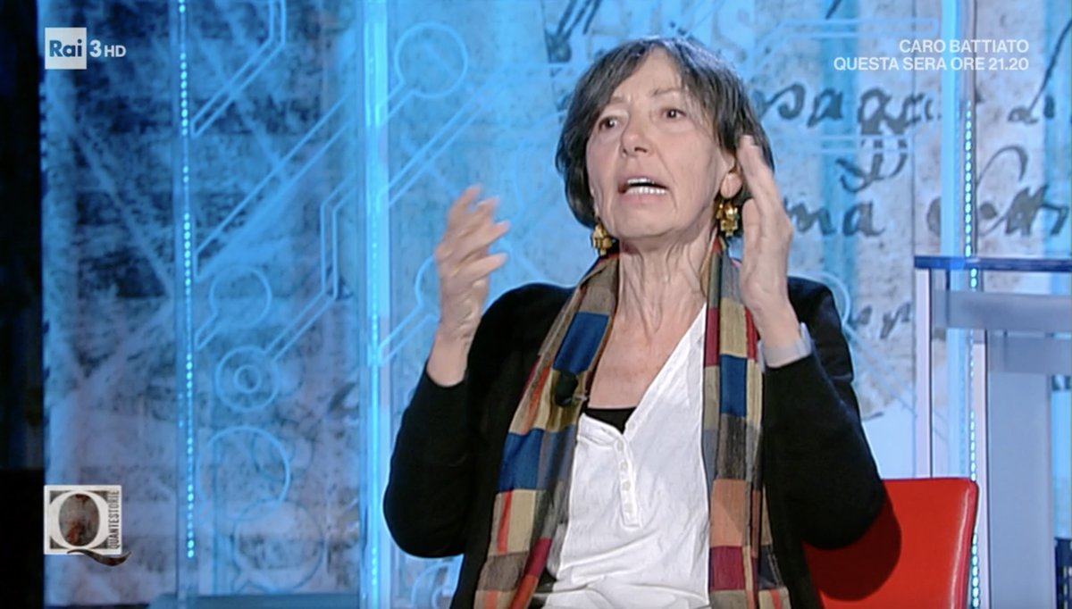 paolomusano's tweet photo. #AnnamariaTesta: “La struttura è quella che ci aiuta a capire, quando leggiamo un giornale, cosa è più importante. Il format crea riconoscibilità e quindi anche fedeltà e affezione.” #LeViedelSenso @garzantilibri #QuanteStorie @QuanteStorieRai @NuovoeUtile @giorgiozanchini https://t.co/ATj4yvbMsY