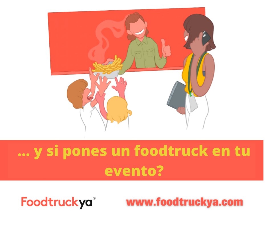 ¿Organizas #eventos?, ¿has pensado en la posibilidad de contar con #foodtrucks en ellos? 😋 Visita #Foodtruckya y elige el (o los) que mejor encajen en tu idea 🧐😉🛻🚐🚛➡️bit.ly/3t1fid0