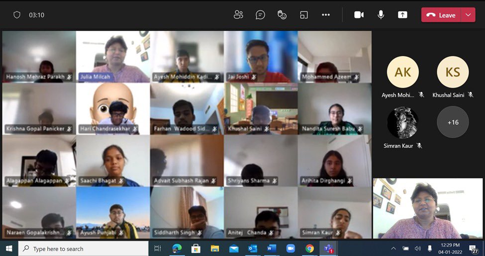 Julia Robertson (@juliarobertsonj) on Twitter photo One of the greatest joys for a teacher is to have full attendance with all students on camera. #happyteacher #grateful #gmaclassof2023 <a href="/DxbModern/">GEMS Modern Academy</a> <a href="/KNargish/">Nargish Khambatta</a> <a href="/GMA_ISC/">GMA ISC</a> One of the greatest joys for a teacher is to have full attendance with all students on camera. #happyteacher #grateful #gmaclassof2023 <a href="/DxbModern/">GEMS Modern Academy</a> <a href="/KNargish/">Nargish Khambatta</a> <a href="/GMA_ISC/">GMA ISC</a>