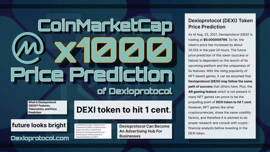 dontarz's tweet photo. @WhaleMetaverse Dexioprotocol is Building an Empire
✔️CMC
✔️COINGECKO 🦎
✔️CODE AUDIT
✔️DEXI WALLET
✔️DEXIGAS
✔️DEXIMARKETPLACE
✔️DXG EMPORIUM
✔️DEXIKNIGHTS
#Dexioprotocol #dexi #dxg #gems #altcoins
#FCC🌎🇵🇭 https://t.co/ubjFZalmPH