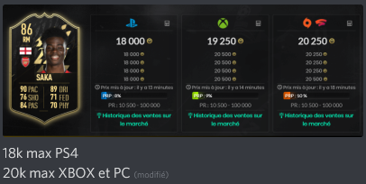 FifaOniso's tweet photo. Beau bénéf en 24h avec le discord #FIFA22 https://t.co/5jBFZnSk3M